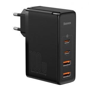 شارژر دیواری سوپر فست شارژ 100 وات بیسوس Baseus CCGAN100UE GaN2 Pro Quick Powerbank Charger