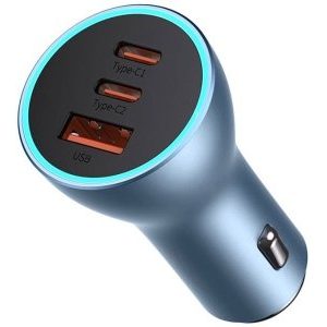 شارژر فندکی فست شارژ ماشین 65 وات بیسوس CGJP010003