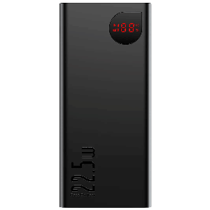 پاوربانک بیسوس 40000 میلی آمپر فست شارژ 22.5 وات USB و Type-C مدل PPAD020101