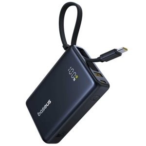 پاوربانک بیسوس فست شارژ 45 وات Type-C و USB مدل PPPG-1W45C P10076803123